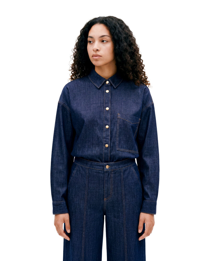 Giacca Jeans Scura