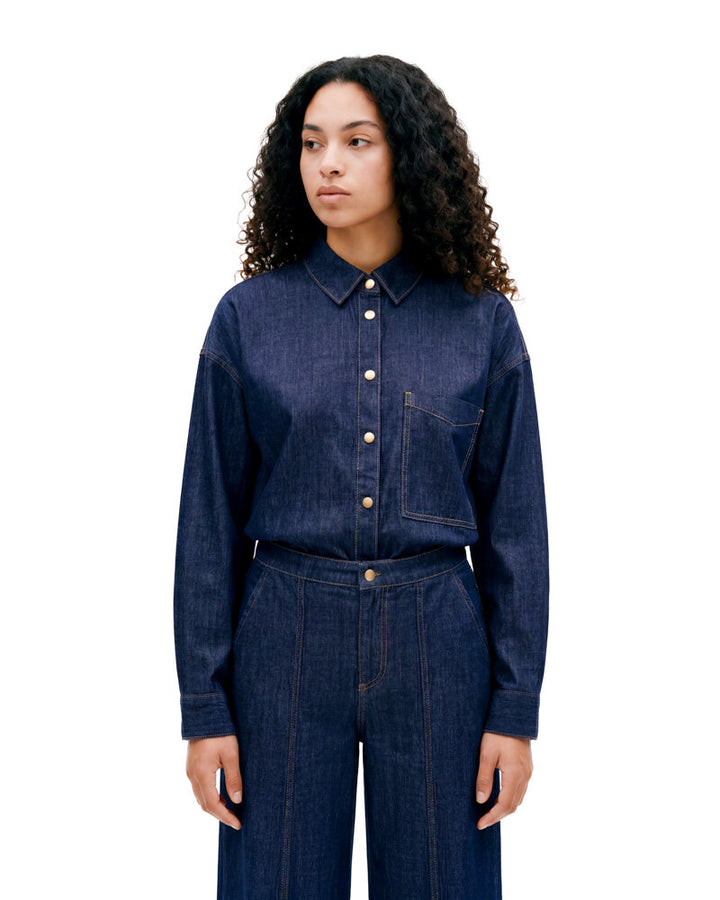 Giacca Jeans Scura