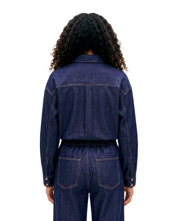 Giacca Jeans Scura