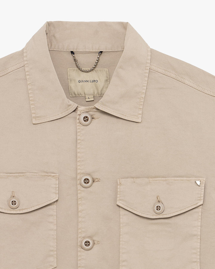 Overshirt manica lunga
