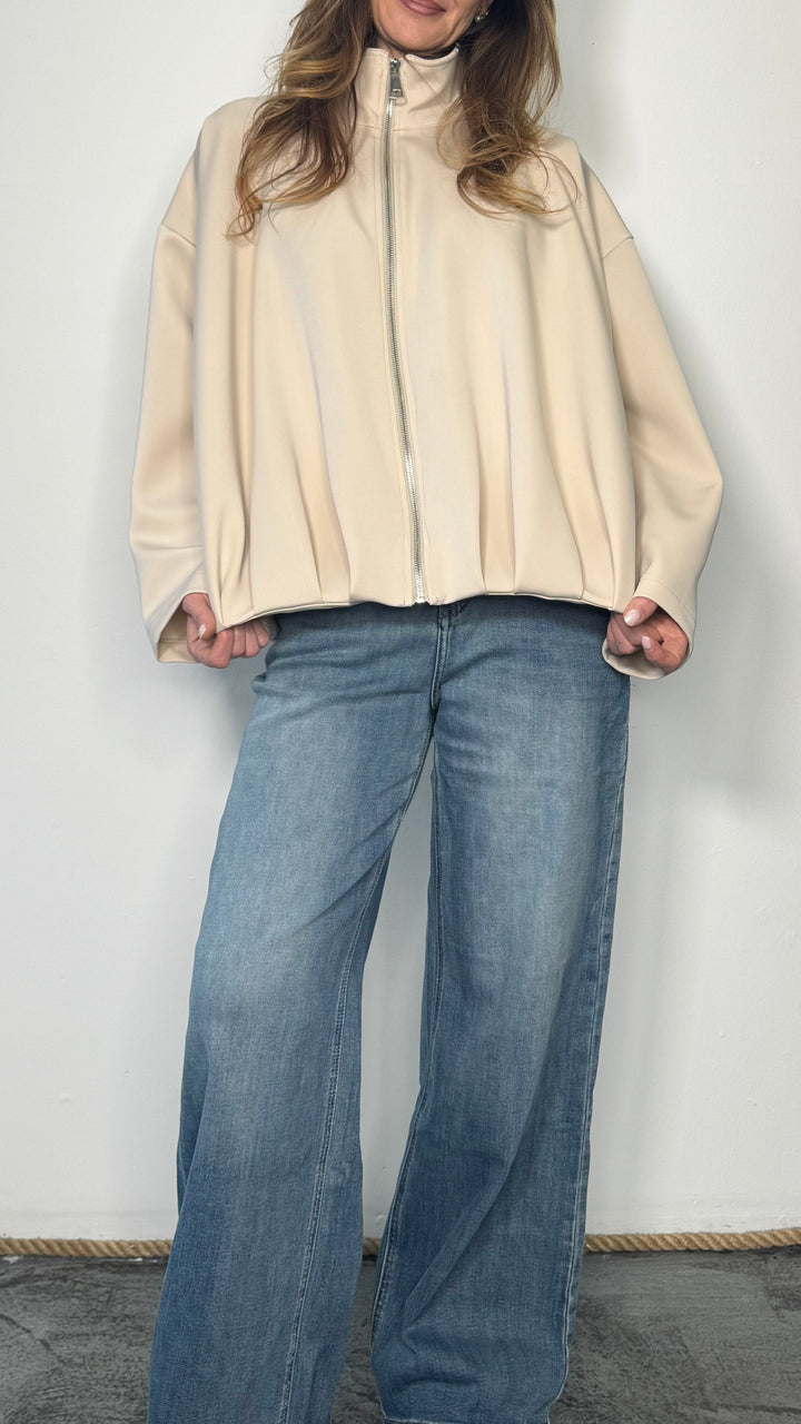 Bomber con zip Mila