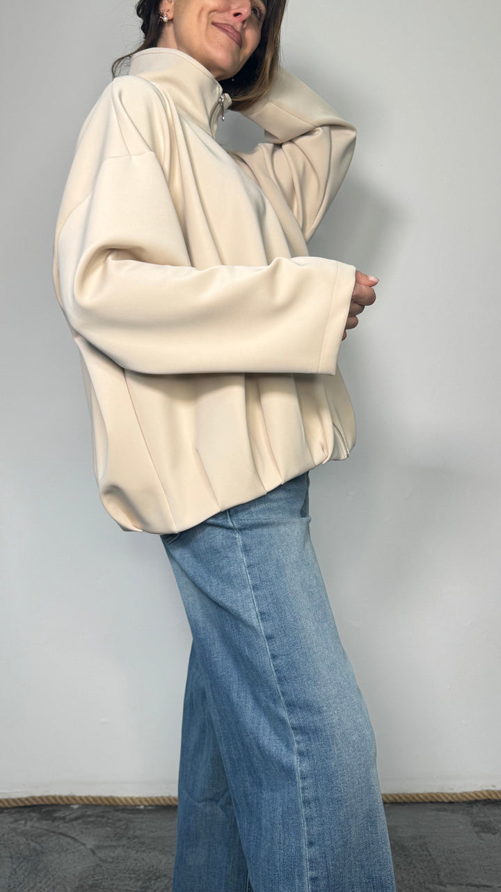 Bomber con zip Mila