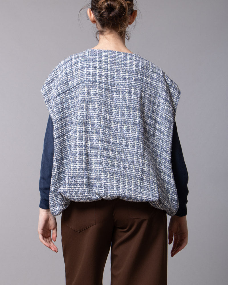 Gilet in tweed Ida