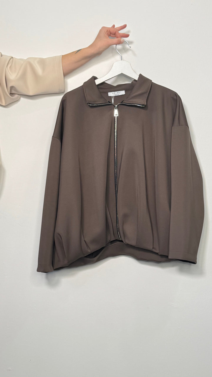 Bomber con zip Mila