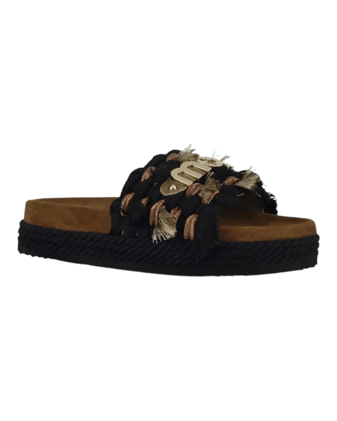 Monoband rope sandal fringes