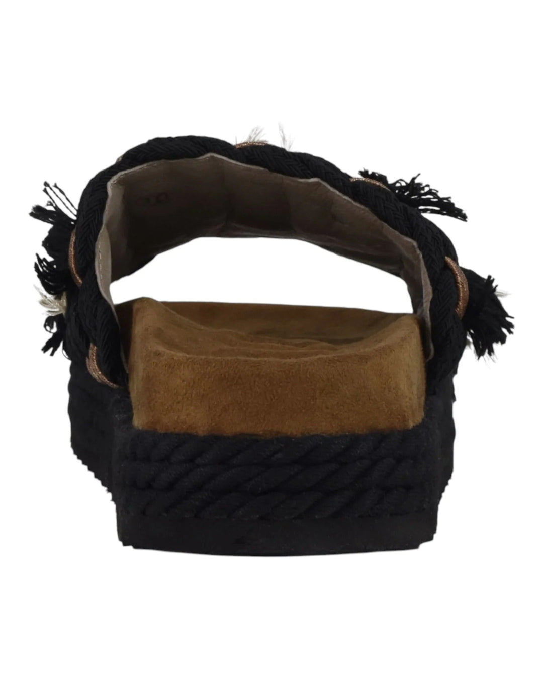 Monoband rope sandal fringes