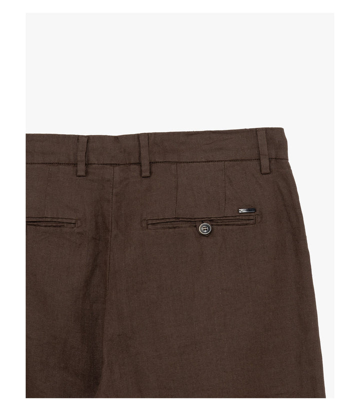 Pantalone in lino con laccio